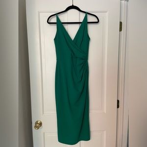 Betsy & Adam Green Cocktail Dress, Size 2